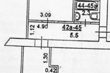 2-к квартира, 38 м², 2/5 эт.