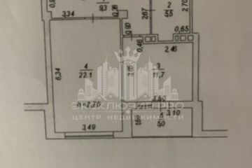 1-к квартира, 55 м², 10/17 эт.