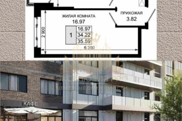 1-к квартира, 36 м², 11/25 эт.